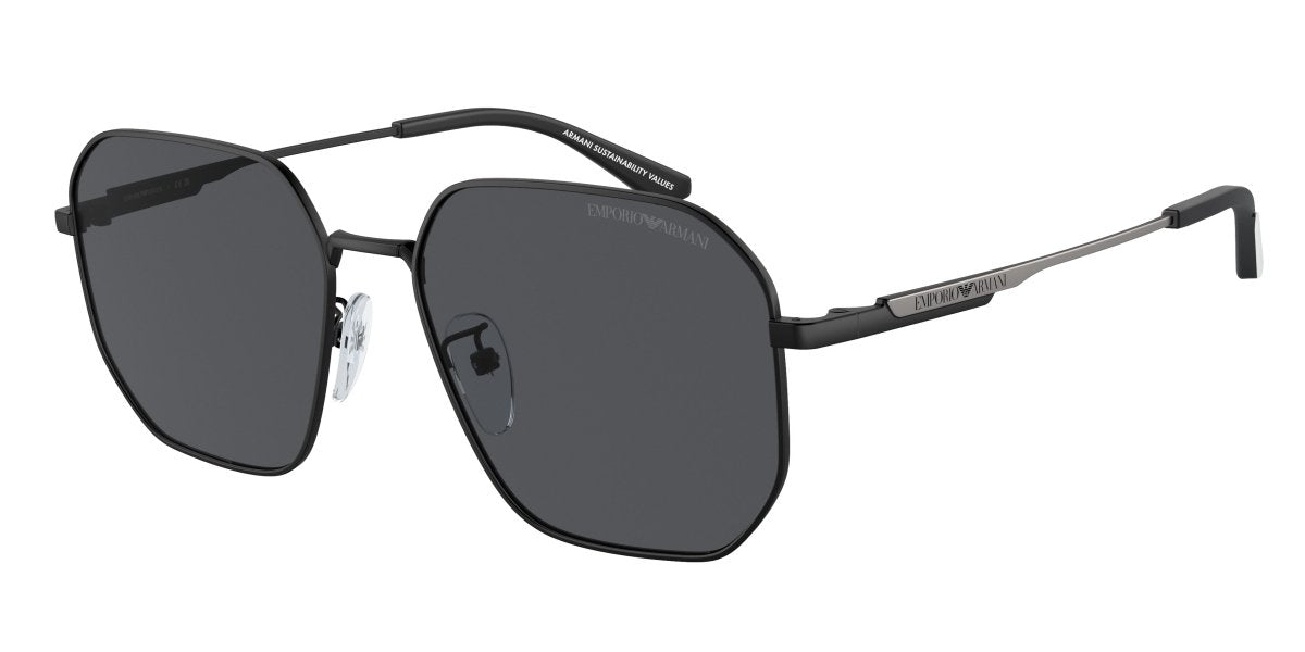 0EA2154D - Emporio Armani - (Matte Black) Dark Grey - 57 - 17 - 145 MM - Ardor Eyewear 8056262078860