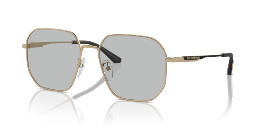 0EA2154D - Emporio Armani - (Matte Pale Gold) Light Grey - 57 - 17 - 145 MM - Ardor Eyewear 8056262078877