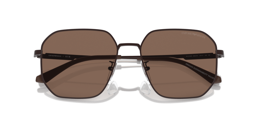 0EA2154D - Emporio Armani - (Matte Brown) Dark Brown - 57 - 17 - 145 MM - Ardor Eyewear 8056262078891