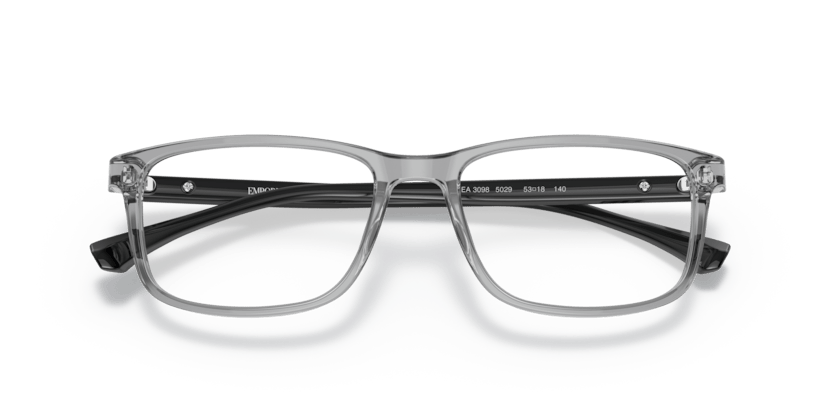 0EA3098 - Emporio Armani - Grey - (Transparent Grey 5029) - 53 - 18 - 140 MM - Ardor Eyewear 8056597534864