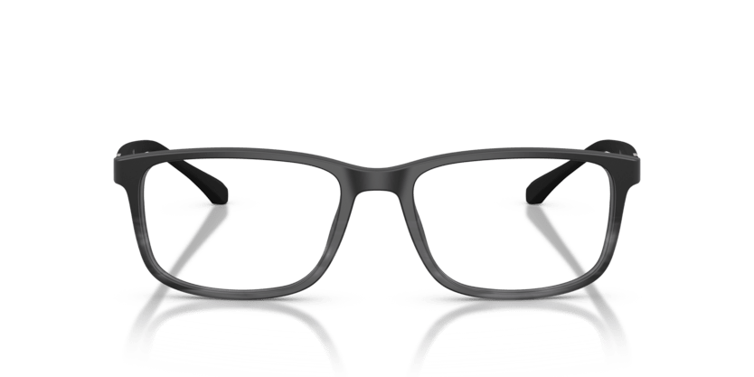 0EA3098 - Emporio Armani - Black - (Matte Black & Striped Grey 5566) - 53 - 18 - 140 MM - Ardor Eyewear 8053672864601