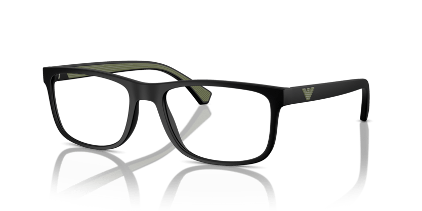 0EA3147 - Emporio Armani - Black - (Matte Black 5042) - 55 - 18 - 142 MM - Ardor Eyewear 8056597008310