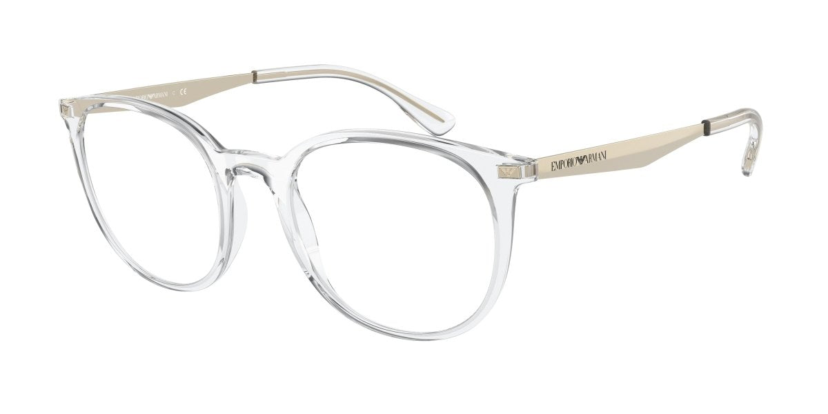 0EA3168 - Emporio Armani - Transparent - (Shiny Crystal 5371) - 52 - 20 - 145 MM - Ardor Eyewear 8056597644471