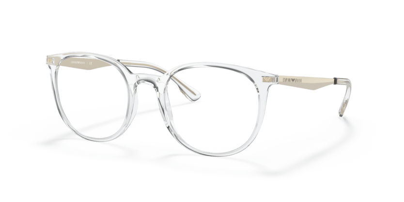 0EA3168 - Emporio Armani - Transparent - (Shiny Crystal 5371) - 52 - 20 - 145 MM - Ardor Eyewear 8056597644471