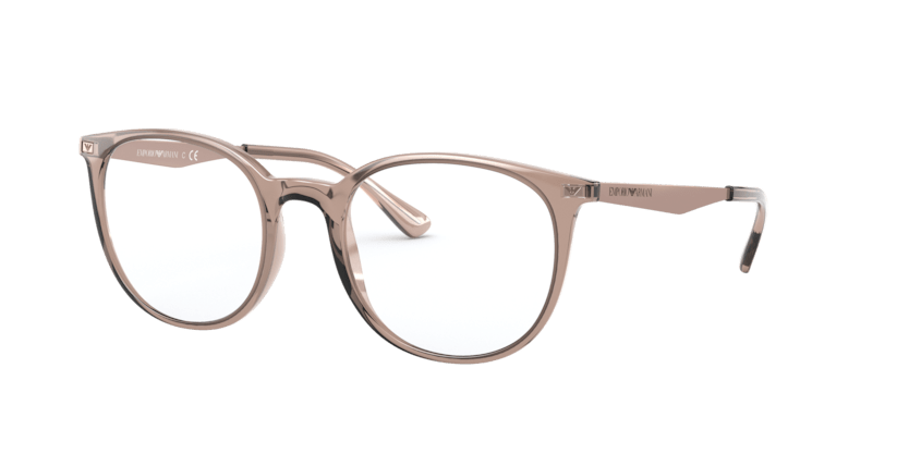 0EA3168 - Emporio Armani - Brown - (Shiny Transparent Tundra 5850) - 52 - 20 - 145 MM - Ardor Eyewear 8056597211666