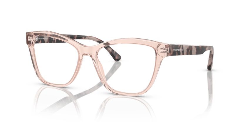 0EA3193 - Emporio Armani - Pink - (Shiny Transparent Pink 5544) - 54 - 16 - 140 MM - Ardor Eyewear 8056597850124