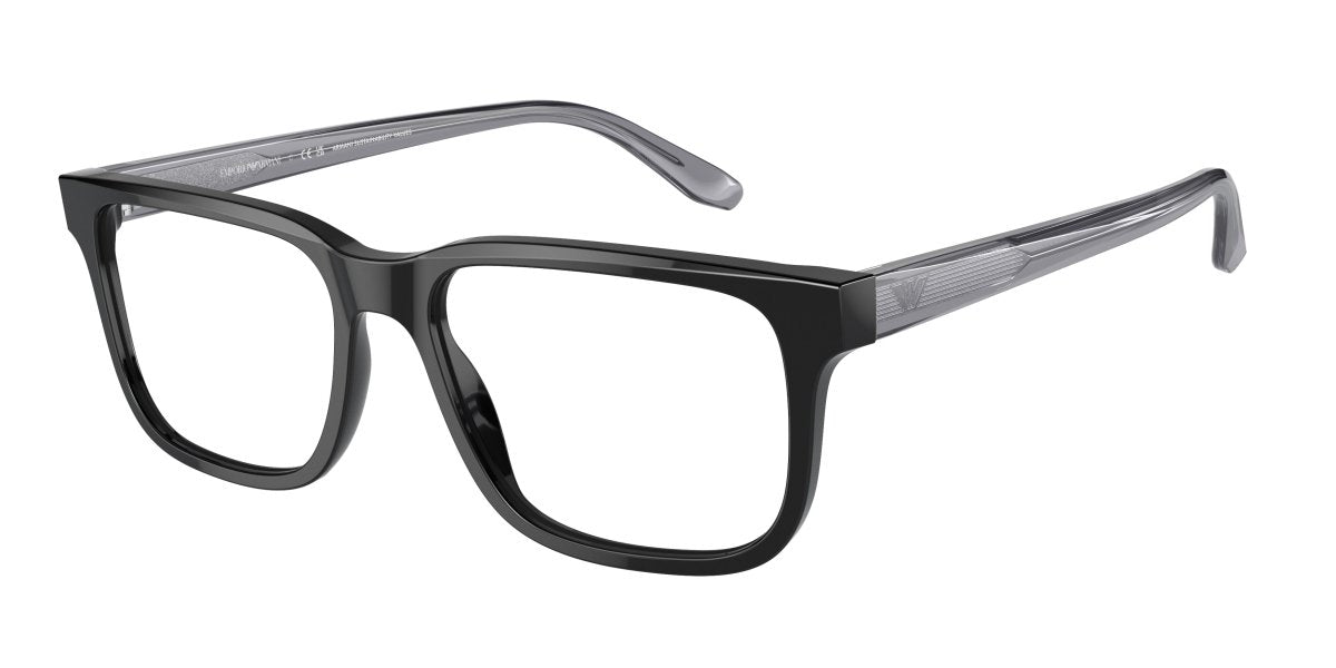 0EA3218 - Emporio Armani - Black - (Black 5017) - 53 - 17 - 145 MM - Ardor Eyewear 8056597815789