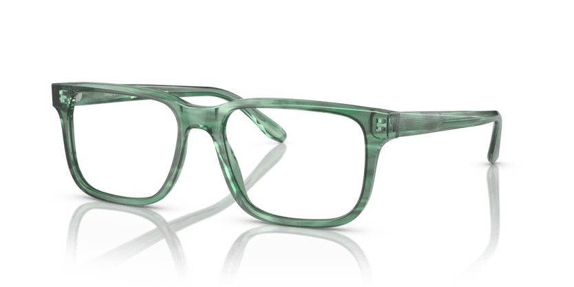 0EA3218 - Emporio Armani - Green - (Striped Green 5168) - 55 - 17 - 145 MM - Ardor Eyewear 8056597815833