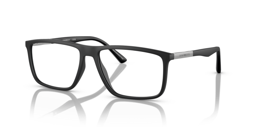 0EA3221 - Emporio Armani - Black - (Matte Black 5001) - 56 - 16 - 145 MM - Ardor Eyewear 8056597818988