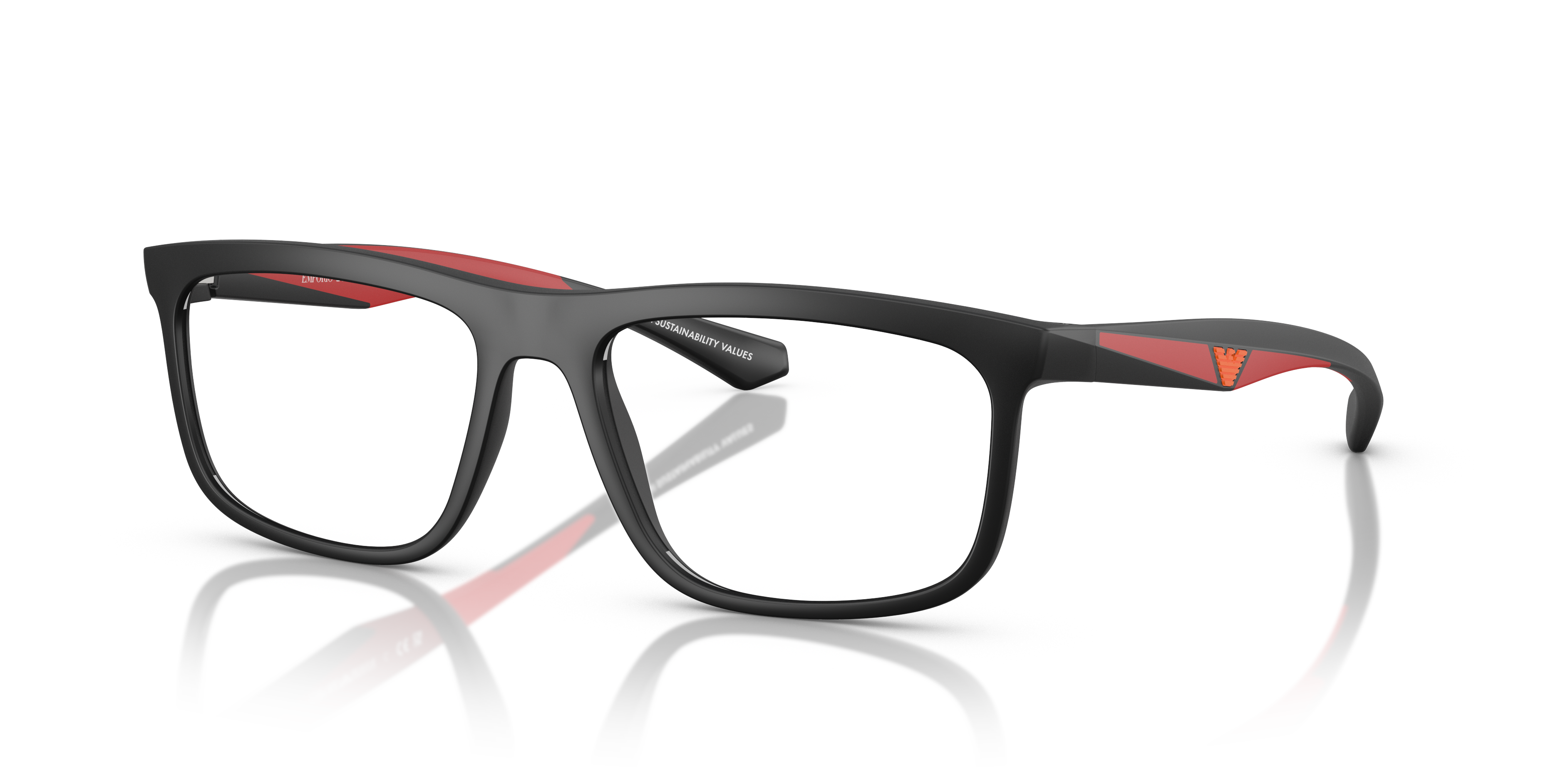 Emporio Armani EA3246 Black (Matte Black - 5009) 8056262479278