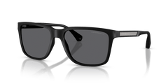 0EA4047 - Emporio Armani - (Rubber Black) Grey Polarized - 56 - 17 - 140 MM - Ardor Eyewear 8053672412857