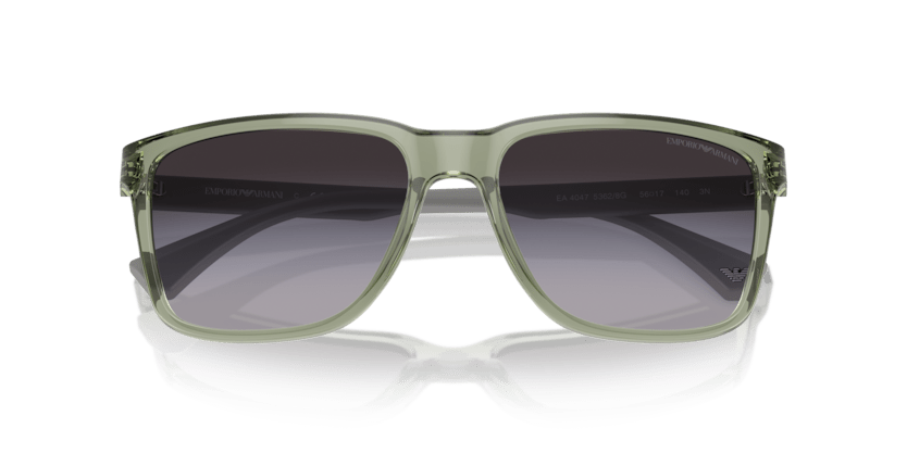 0EA4047 - Emporio Armani - (Shiny Transparent Green) Gradient Grey - 56 - 17 - 140 MM - Ardor Eyewear 8056262082966