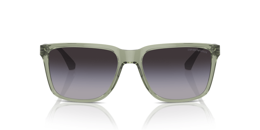 0EA4047 - Emporio Armani - (Shiny Transparent Green) Gradient Grey - 56 - 17 - 140 MM - Ardor Eyewear 8056262082966