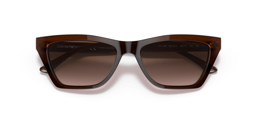 0EA4169 - Emporio Armani - (Transparent Brown) Gradient Brown - 54 - 17 - 140 MM - Ardor Eyewear 8056597528443