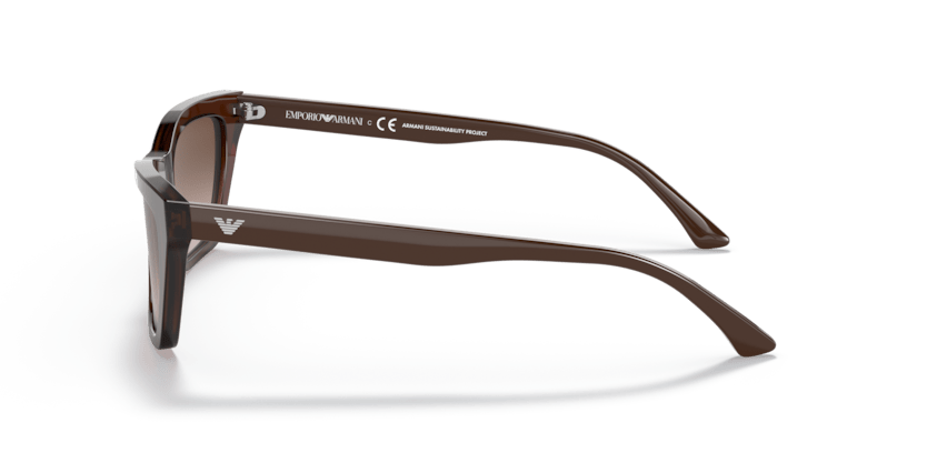 0EA4169 - Emporio Armani - (Transparent Brown) Gradient Brown - 54 - 17 - 140 MM - Ardor Eyewear 8056597528443