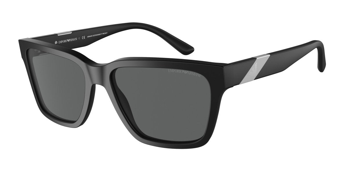 0EA4177 - Emporio Armani - (Matte Black) Dark Grey - 57 - 17 - 145 MM - Ardor Eyewear 8056597614917