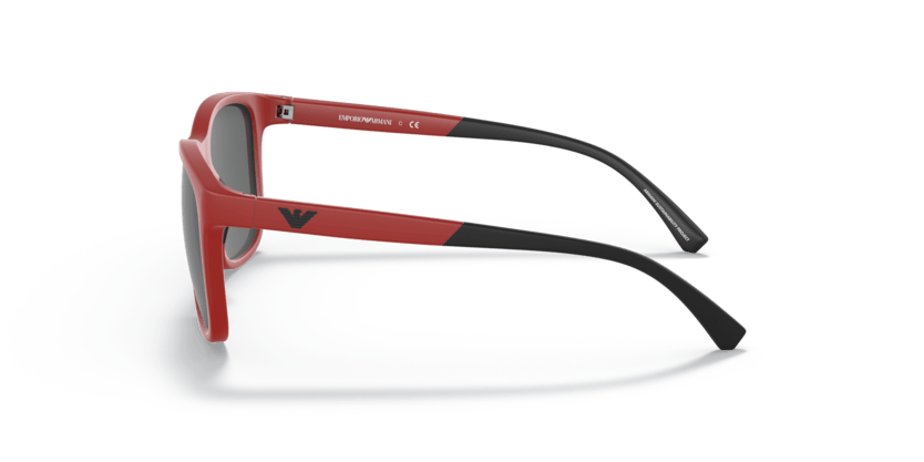 0EA4184 - Emporio Armani - (Matte Red) Dark Grey - 49 - 16 - 125 MM - Ardor Eyewear 8056597621151