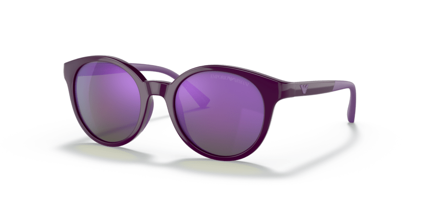 0EA4185 - Emporio Armani - (Shiny Violet) Grey Mirror Violet - 47 - 18 - 125 MM - Ardor Eyewear 8056597621670