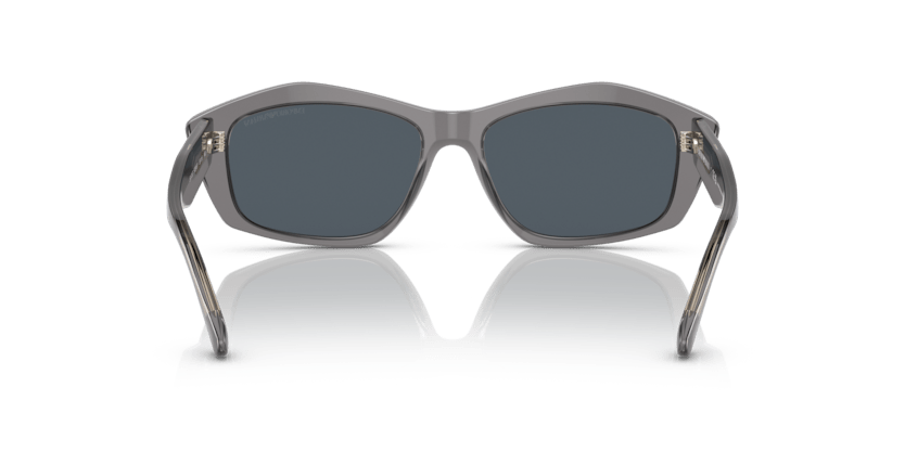 0EA4187 - Emporio Armani - (Shiny Transparent Grey) Dark Grey - 55 - 16 - 140 MM - Ardor Eyewear 8056597766050