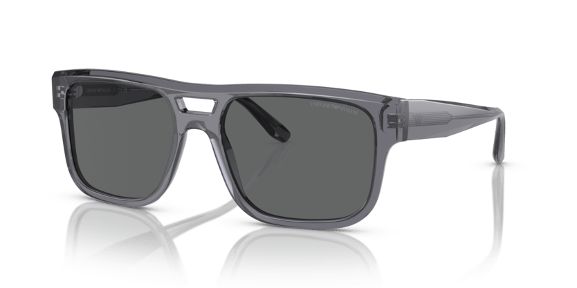 0EA4197 - Emporio Armani - (Transparent Grey) Dark Grey - 57 - 18 - 145 MM - Ardor Eyewear 8056597817073