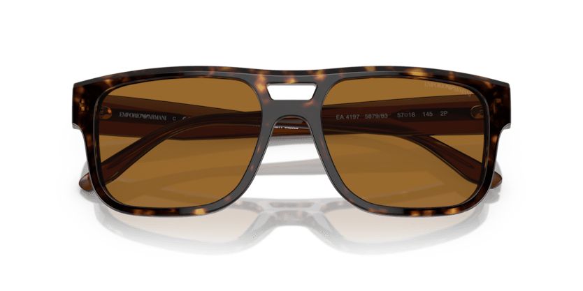 0EA4197 - Emporio Armani - (Havana) Brown Polarized - 57 - 18 - 145 MM - Ardor Eyewear 8056597836913