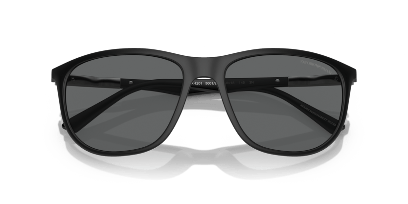 0EA4201 - Emporio Armani - (Matte Black) Dark Grey - 58 - 18 - 145 MM - Ardor Eyewear 8056597818926