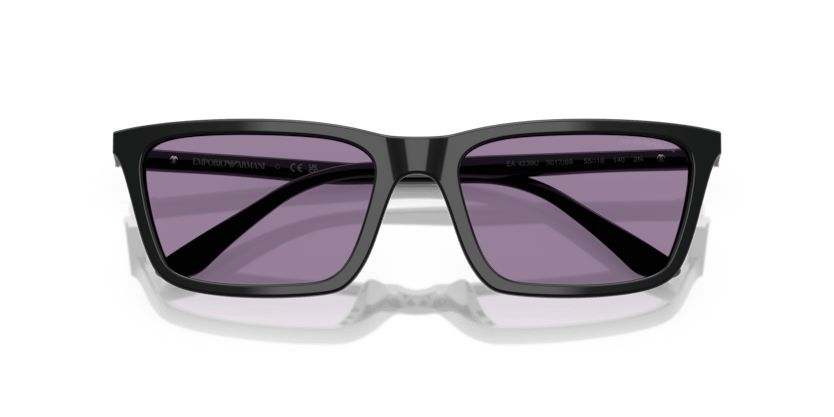 0EA4239U - Emporio Armani - (Shiny Black) Purple - 55 - 18 - 140 MM - Ardor Eyewear 8056262243138