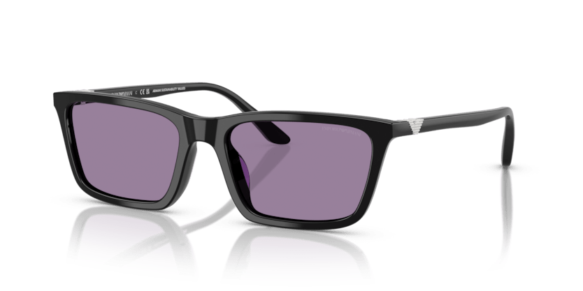 0EA4239U - Emporio Armani - (Shiny Black) Purple - 55 - 18 - 140 MM - Ardor Eyewear 8056262243138