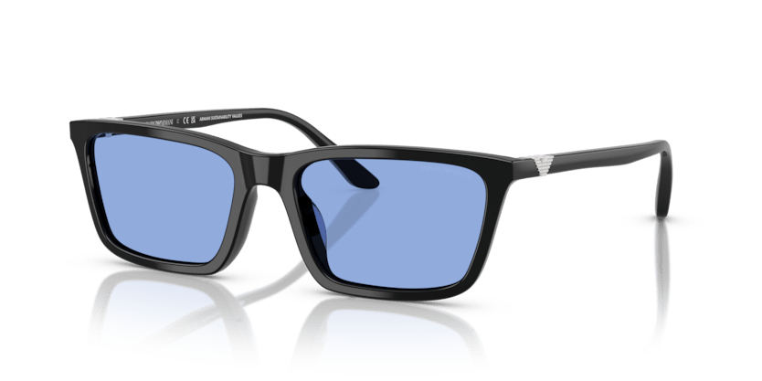 0EA4239U - Emporio Armani - (Shiny Black) Blue - 55 - 18 - 140 MM - Ardor Eyewear 8056262243145