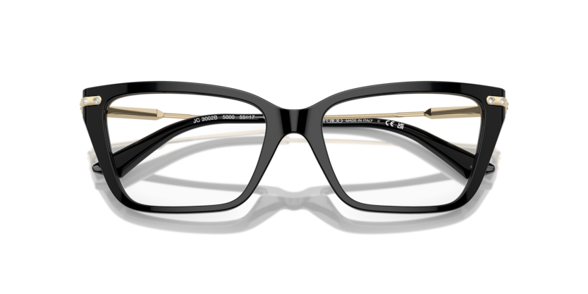 Black - 0JC3002B 8056262040386 Jimmy Choo Eyeglasses Woman Cat Eye