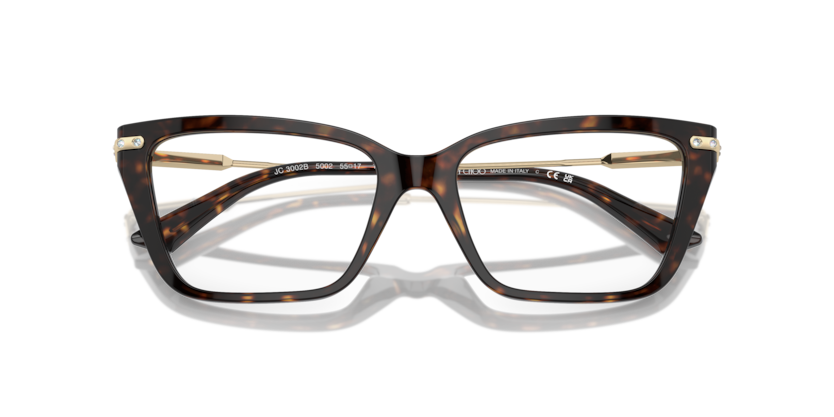 Havana - 0JC3002B 8056262040409 Jimmy Choo Eyeglasses Woman Cat Eye