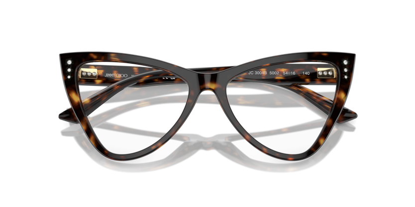 Black - 0JC3004B 8056262039687 Jimmy Choo Eyeglasses Woman Butterfly