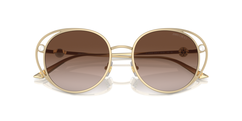 Gold - 0JC4003HB 8056262019825 Jimmy Choo Sunglasses Woman Oval