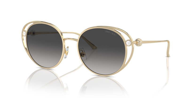 Rose Gold - 0JC4003HB 8056262019818 Jimmy Choo Sunglasses Woman Oval