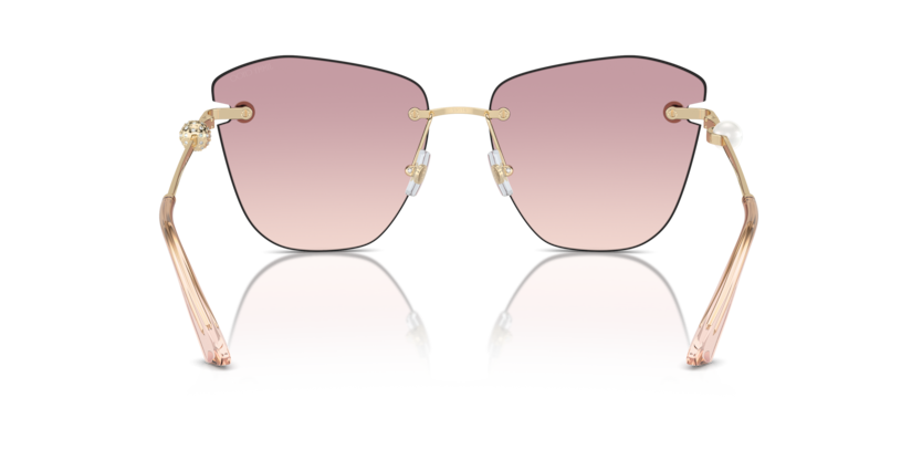 Rose Gold - 0JC4004HB 8056262019917 Jimmy Choo Sunglasses Woman Butterfly