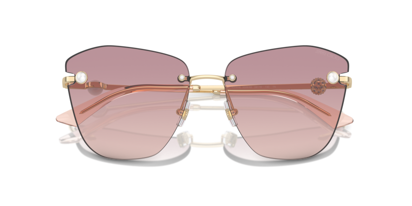 Rose Gold - 0JC4004HB 8056262019917 Jimmy Choo Sunglasses Woman Butterfly