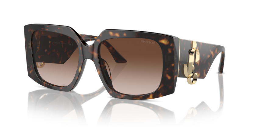 Black/Gold - 0JC5006U 8056262029534 Jimmy Choo Sunglasses Woman Butterfly