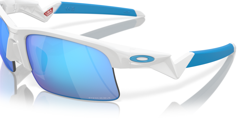 0OJ9013 - Oakley Youth Sun - (Polished White) Prizm Sapphire - 62 - 7 - 116 MM - Ardor Eyewear 888392620194