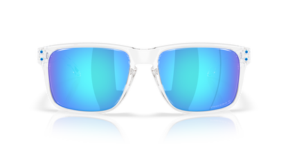 Oakley OO9487 Polished Clear (948707) - Prizm Sapphire Polarized 888392664648
