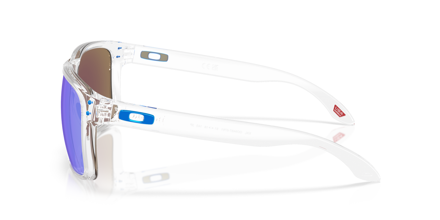 Oakley OO9487 Polished Clear (948707) - Prizm Sapphire Polarized 888392664648