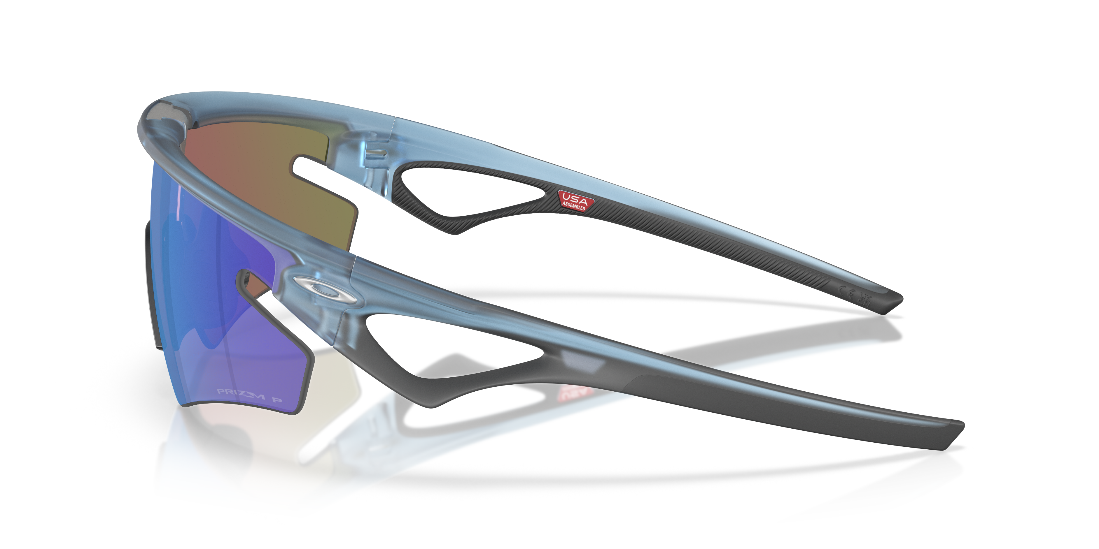 Oakley OO9499 Matt Transparent Stonewash (949903) - Prizm Sapphire Polarized 888392665249