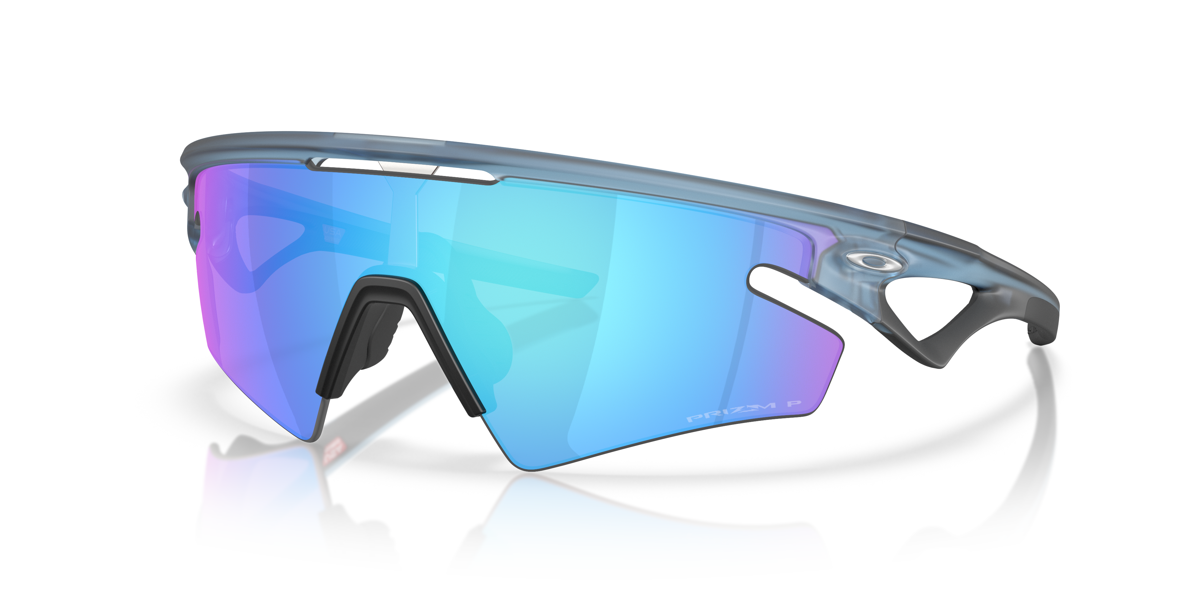 Oakley OO9499 Matt Transparent Stonewash (949903) - Prizm Sapphire Polarized 888392665249