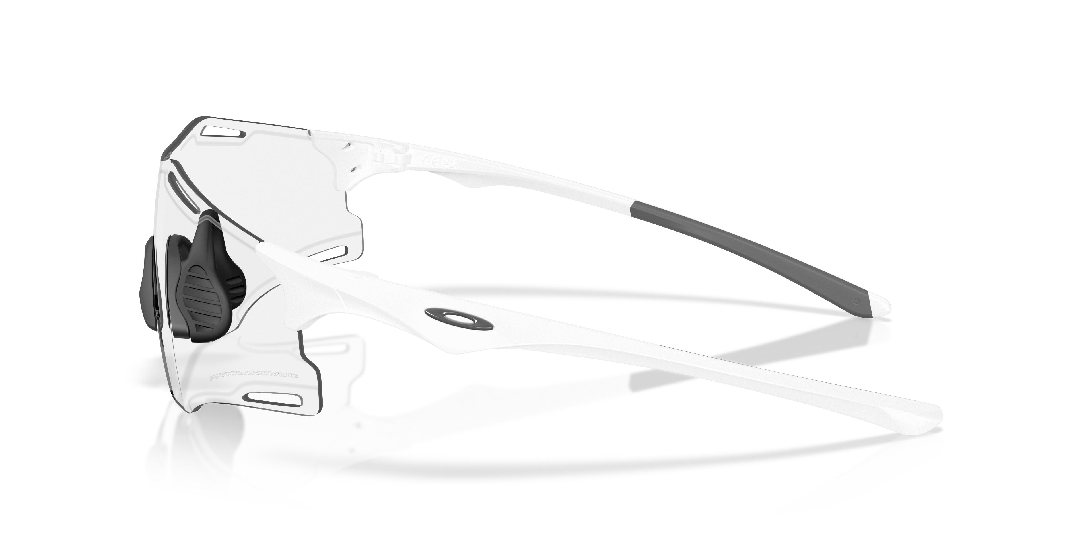 Oakley OO9512D Matte White (951201) - Clear to Black Iridium Photochromic 888392672414