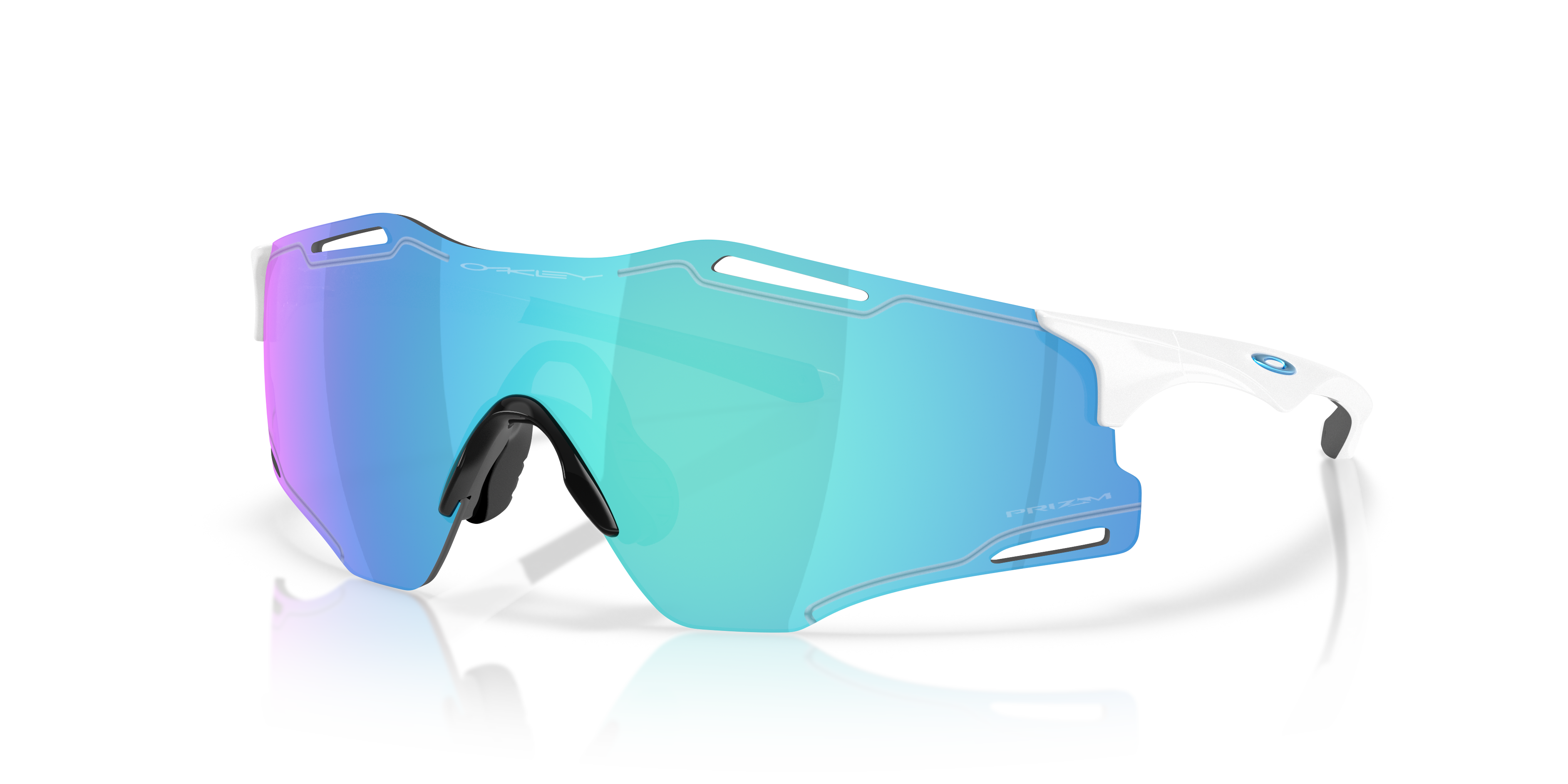 Oakley OO9512D Polished White (951202) - Prizm Sapphire 888392672421