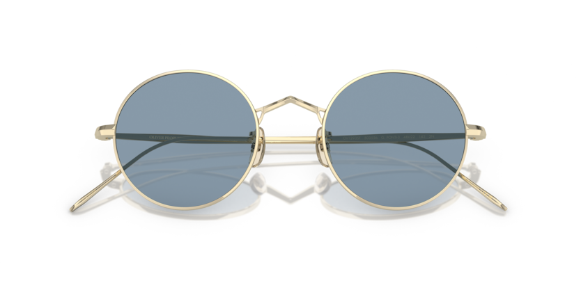 0OV1293ST - Oliver Peoples - (Soft Gold) Cobalto - 48 - 22 - 145 MM - Ardor Eyewear 827934466814