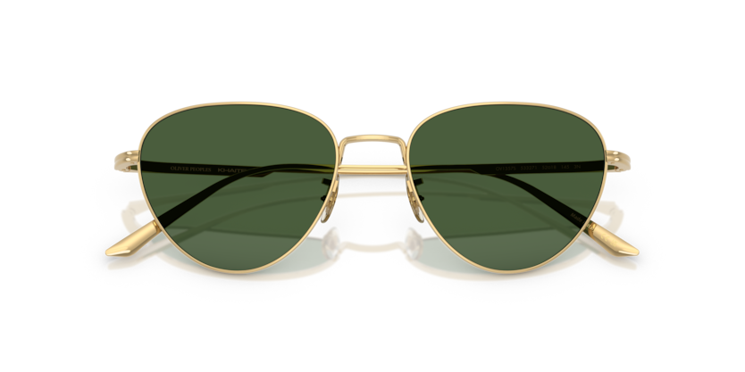 Gold - 0OV1357S 827934507371 Oliver Peoples Sunglasses Woman Cat Eye