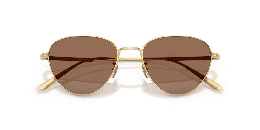 Gold - 0OV1357S 827934507395 Oliver Peoples Sunglasses Woman Cat Eye