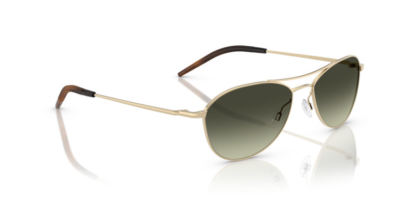 Gold - 0OV1358S 827934507425 Oliver Peoples Sunglasses Unisex Pilot