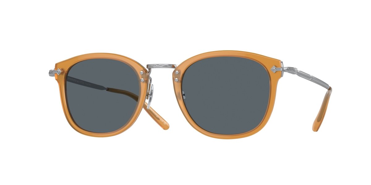 0OV5350S - Oliver Peoples - (Amber - Silver) Blue - 49 - 22 - 140 MM - Ardor Eyewear 827934418493