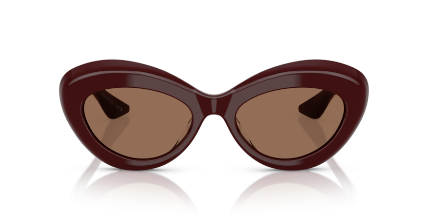 Burgundy - 0OV5523SU 827934505421 Oliver Peoples Sunglasses Woman Square